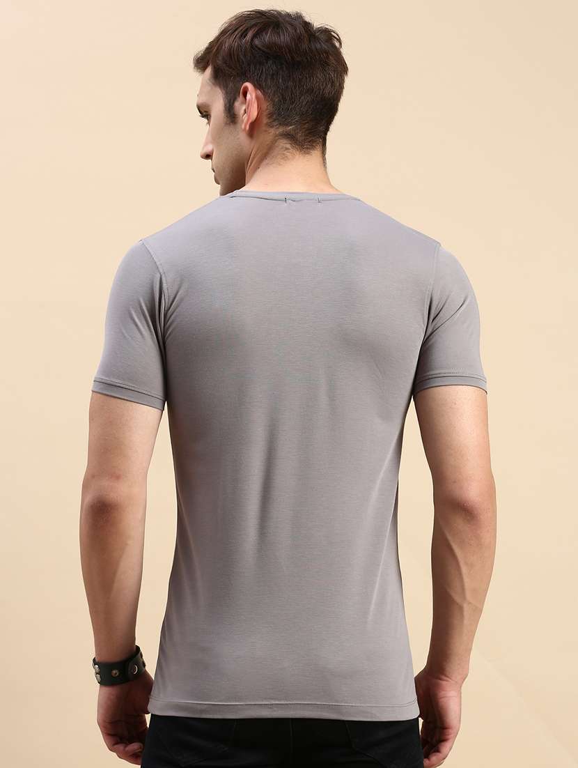 men front print short sleeve t-shirt - 19856109 -  Standard Image - 2