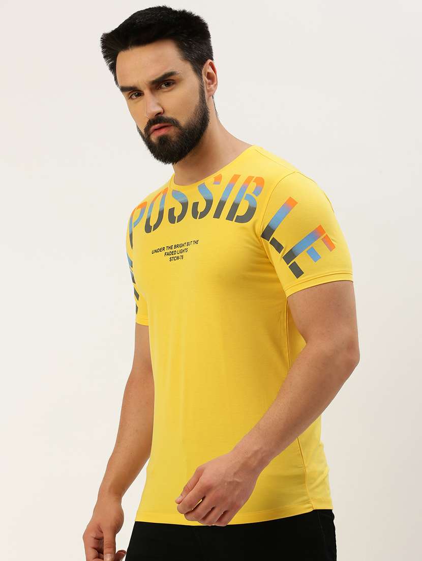 round neck printed cotton t-shirt - 19856122 -  Standard Image - 2