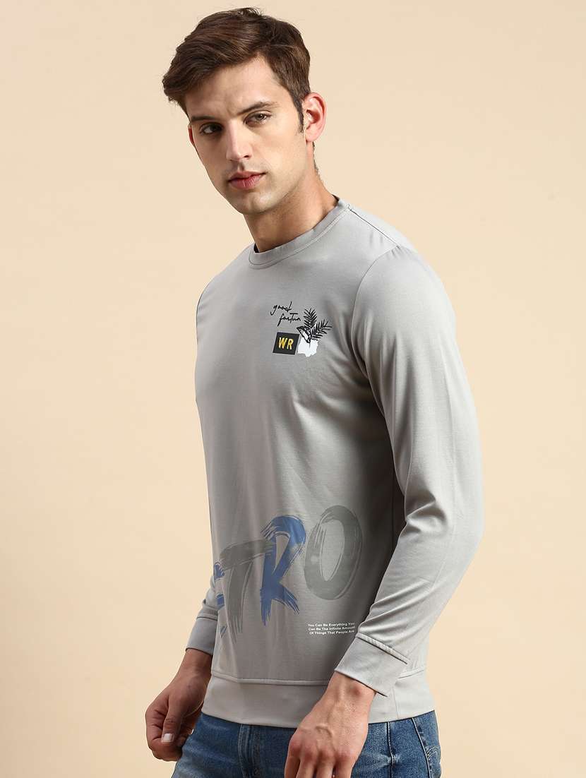 mens front print sweatshirt - 19856207 -  Standard Image - 2