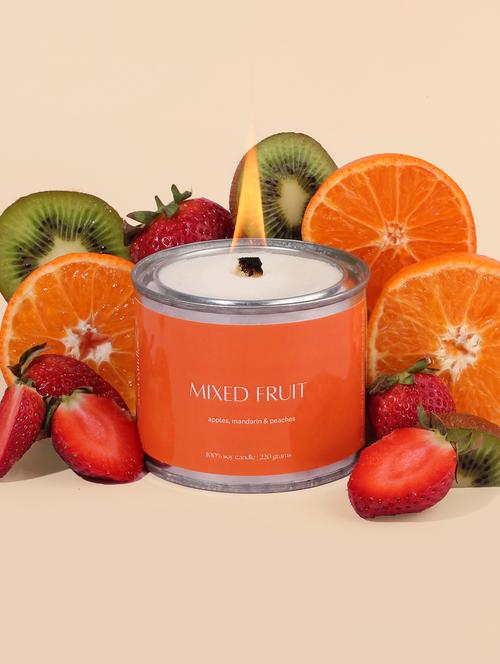 highly scented mixed fruit scented candles gift set | candles for home decor - 19856644 - Standard Image - 0