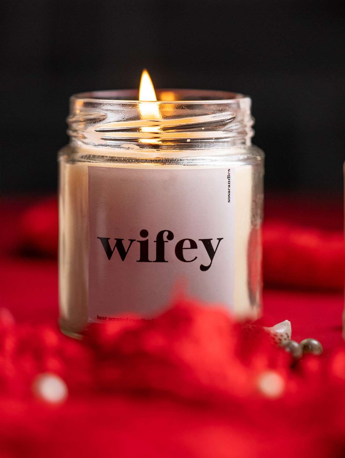 scented candle gift set for wifey | birthday, anniversary gift for wife