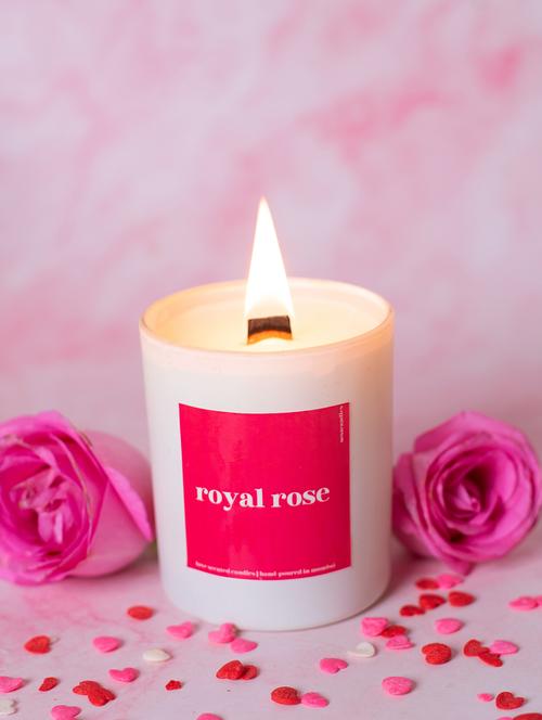 highly scented royal rose candle | candles for home decor, decoration - 19856655 - Standard Image - 0