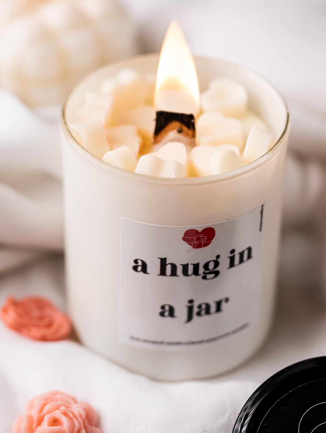 hug in a jar scented candle gift set for girlfriend boyfriend husband wife - 19856660 - Zoom Image - 0