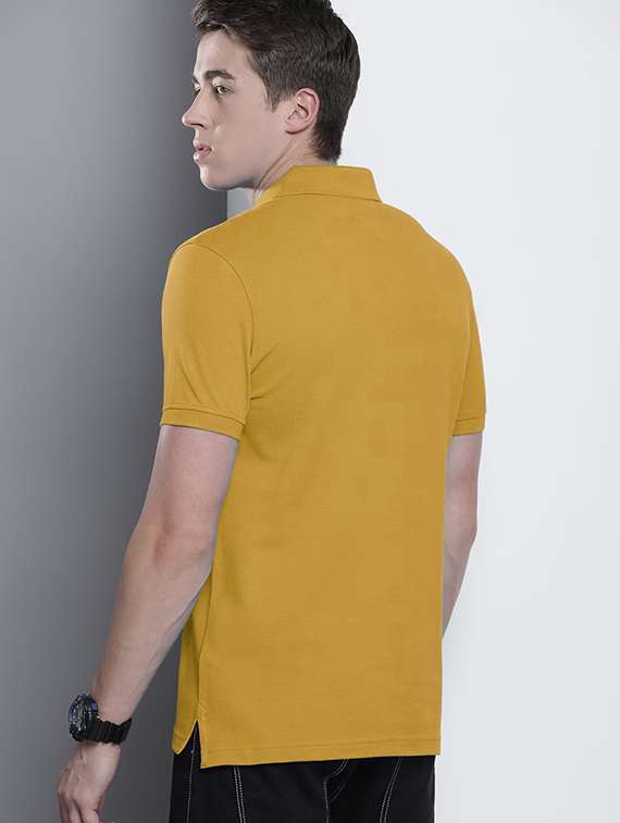 polo neck solid polo t-shirt - 19860494 -  Standard Image - 2