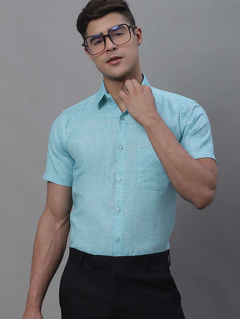 mens solids formal shirt
