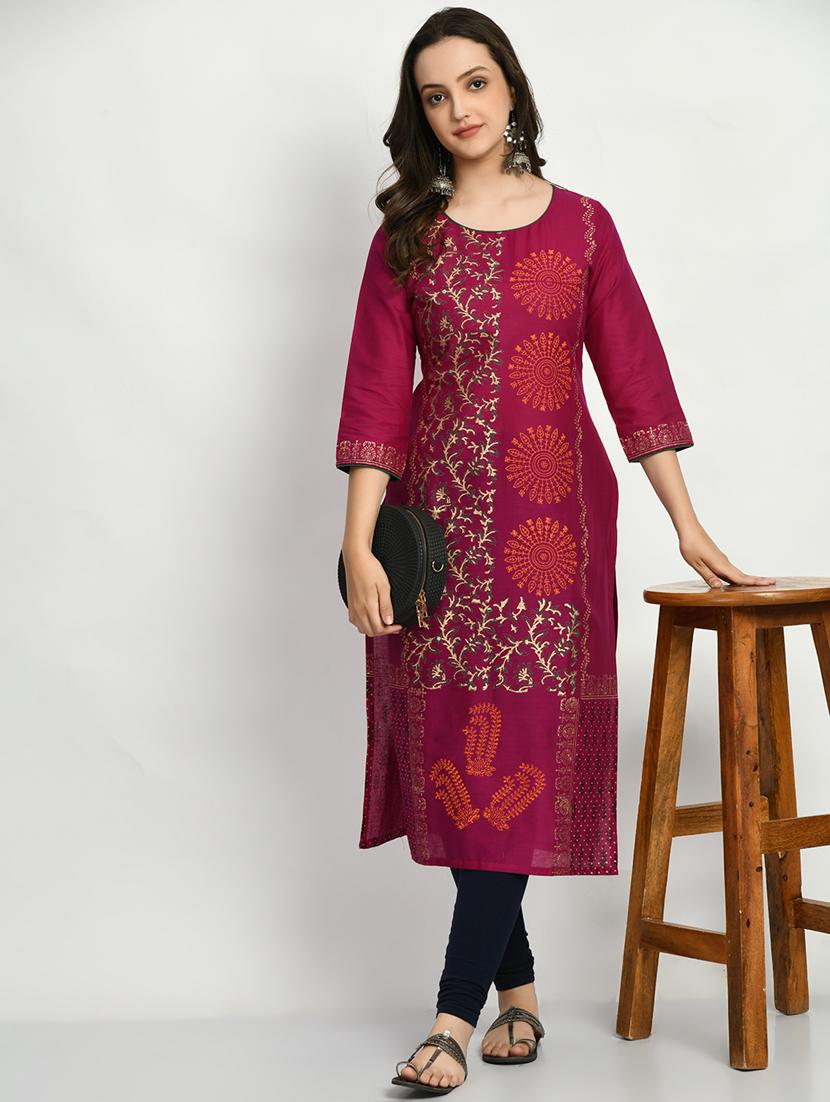 women's straight kurta - 19865820 -  Zoom Image - 0