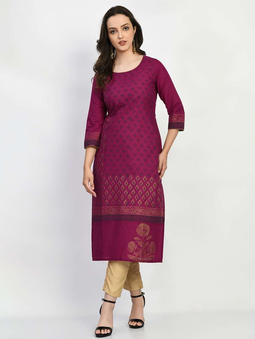 women's straight kurta