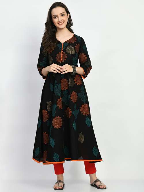 women's flared kurta