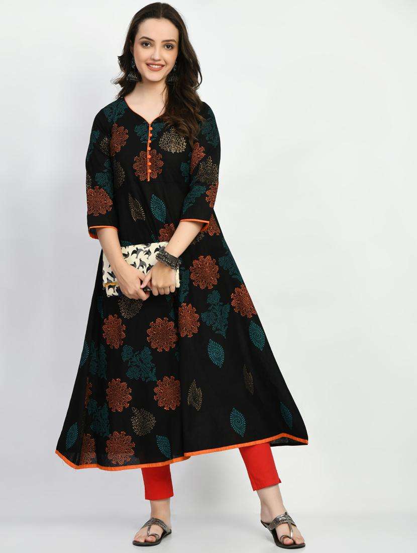 women's flared kurta