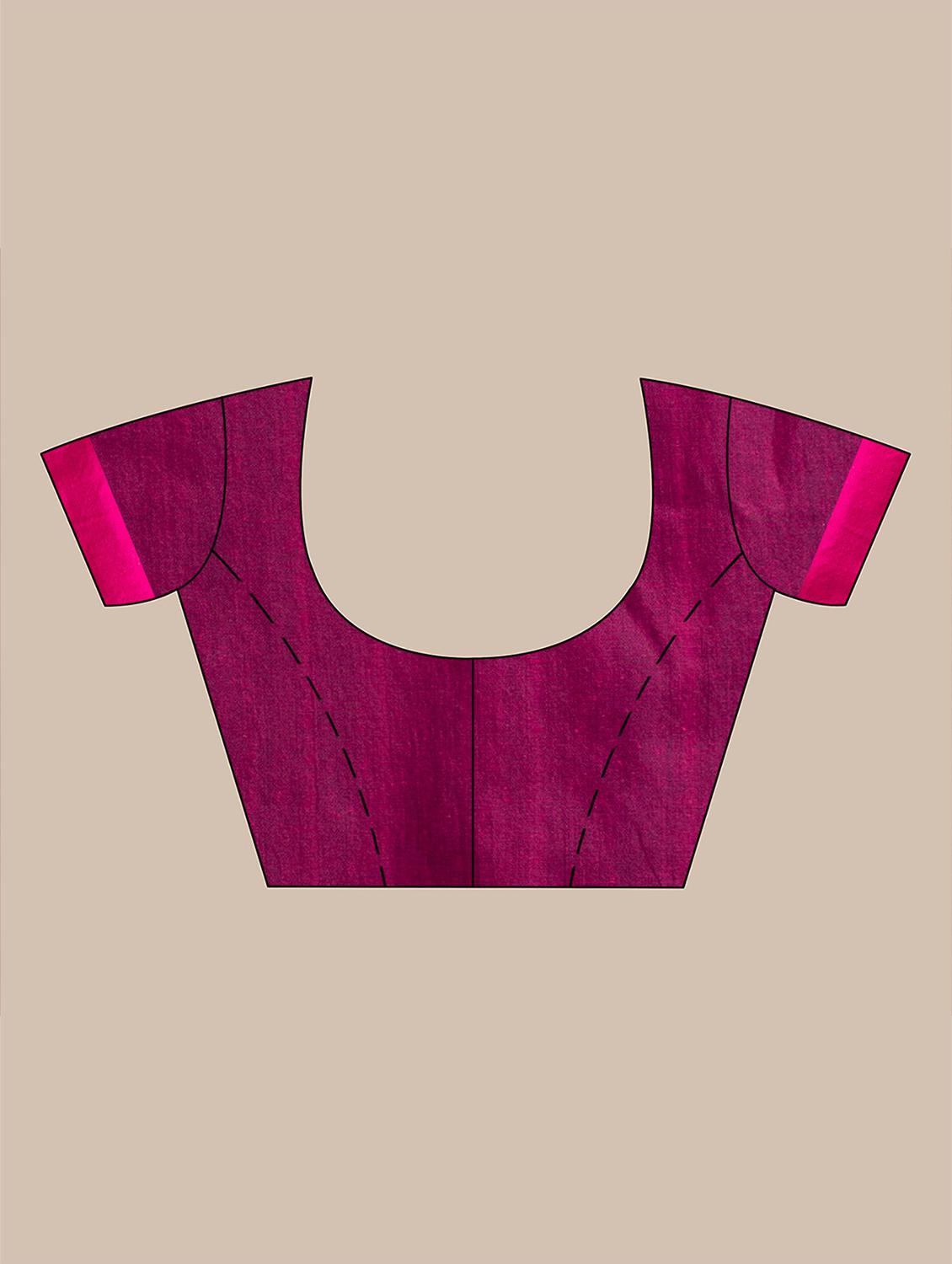 self design woven saree with blouse - 19866186 - Standard Image - 2
