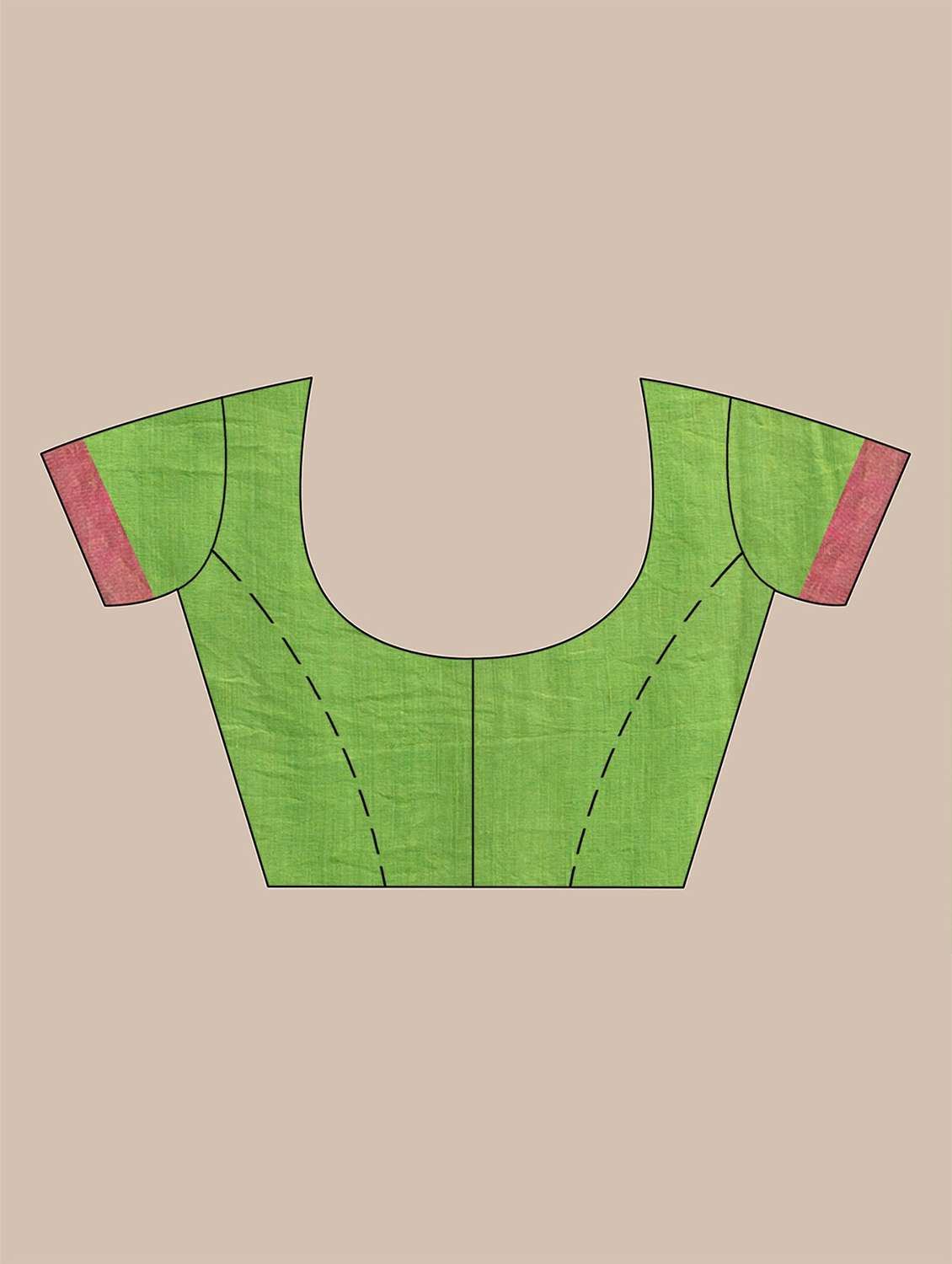 green self design woven saree with blouse - 19866226 -  Standard Image - 2