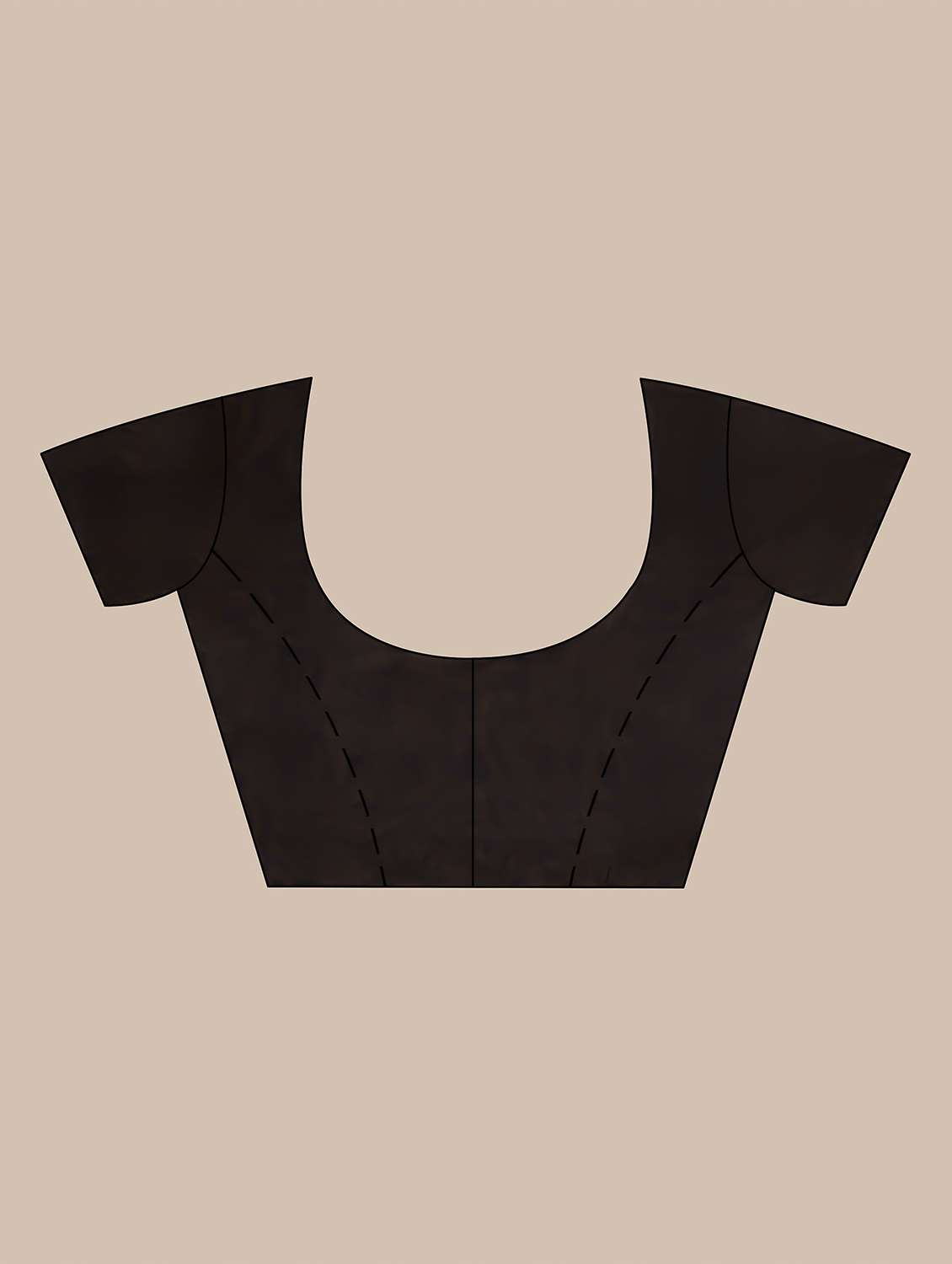 black self design woven saree with blouse - 19866614 -  Standard Image - 2