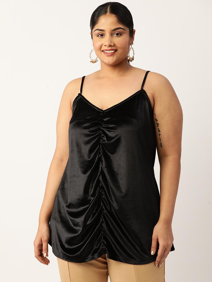 women's straight sweetheart neck top - 19866737 - Zoom Image - 0