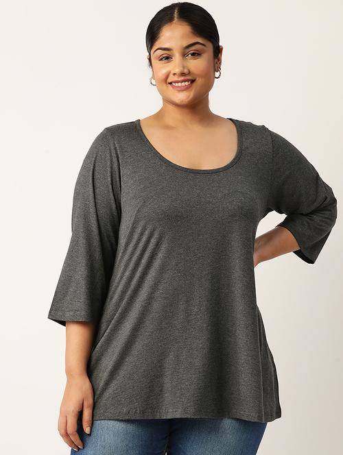 women plus size scoop neck top - 19866770 -  Standard Image - 0