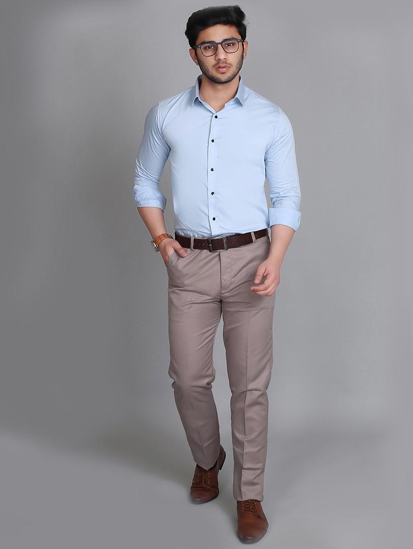 mens solids formal shirt - 19868266 - Standard Image - 2