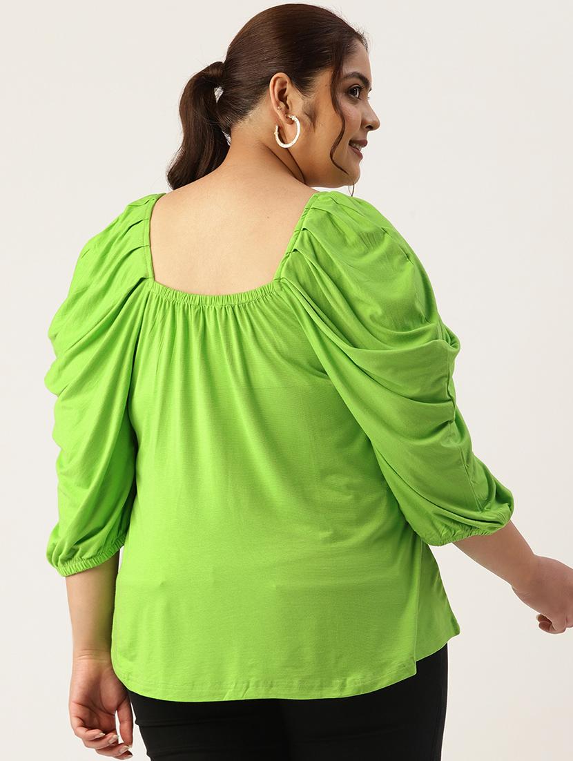 women's straight sweetheart neck top - 19868336 - Standard Image - 2