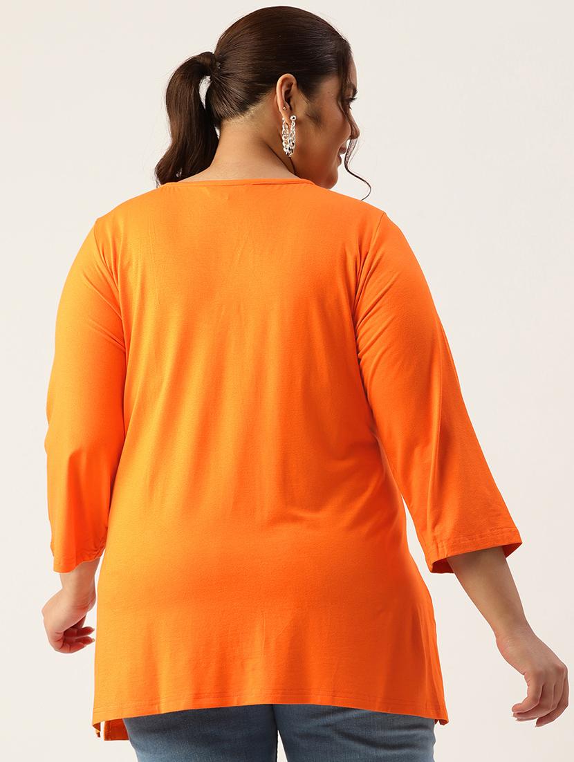 women's a line key hole neck top - 19868679 - Standard Image - 2