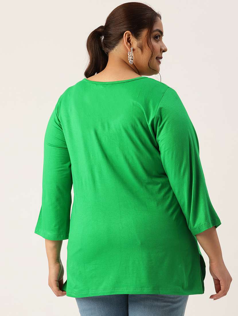 women's a line key hole neck top - 19868680 -  Standard Image - 2