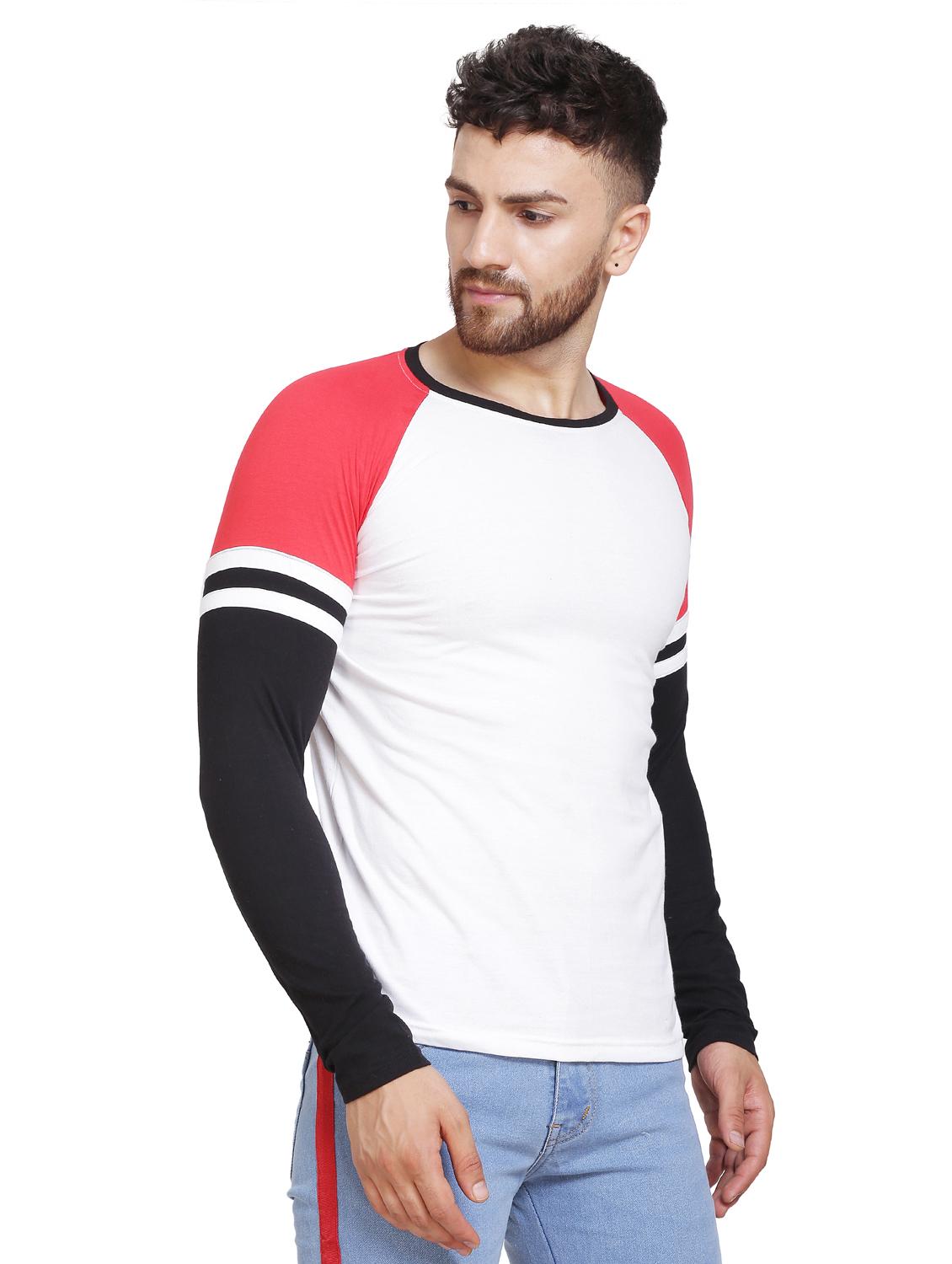 color block raglan t-shirt - 19868807 - Standard Image - 2