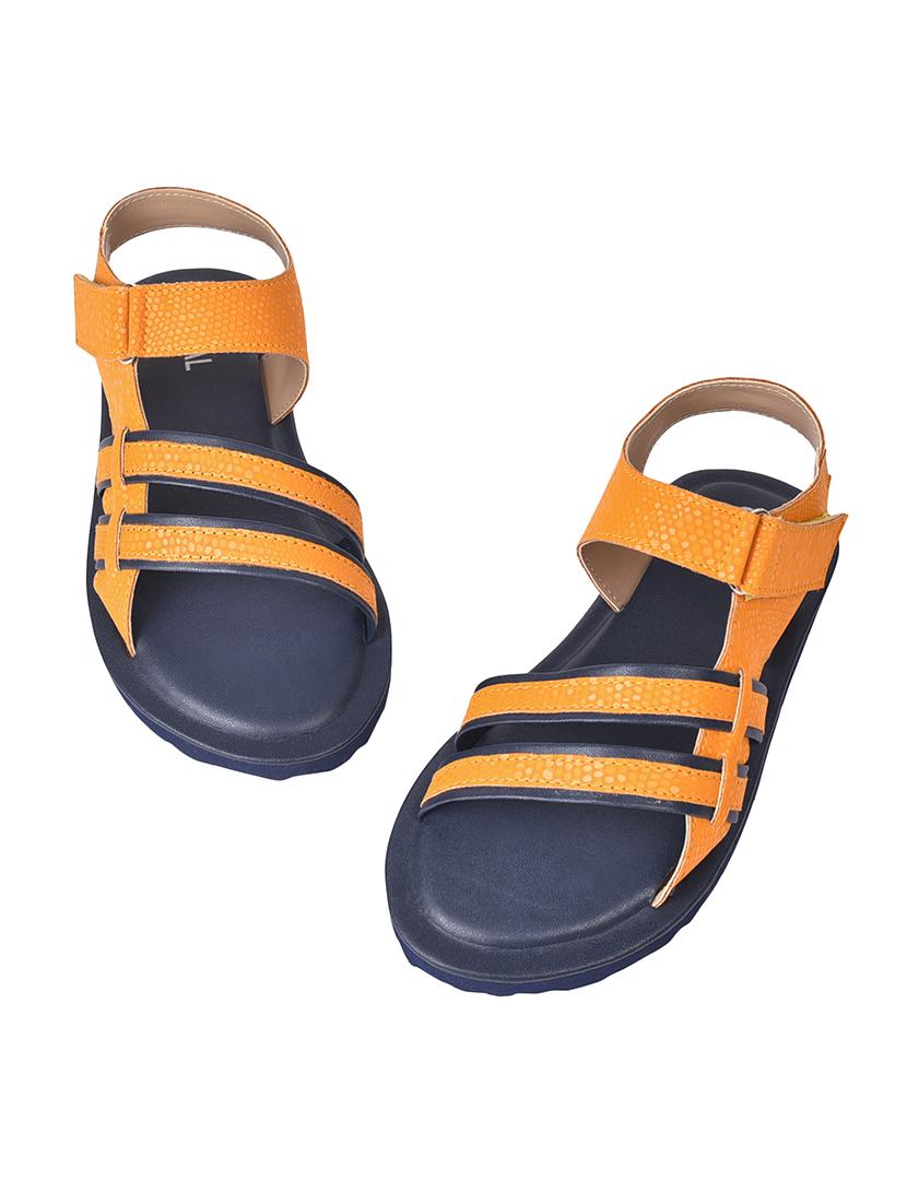 yellow synthetic sandals - 19868893 - Standard Image - 2