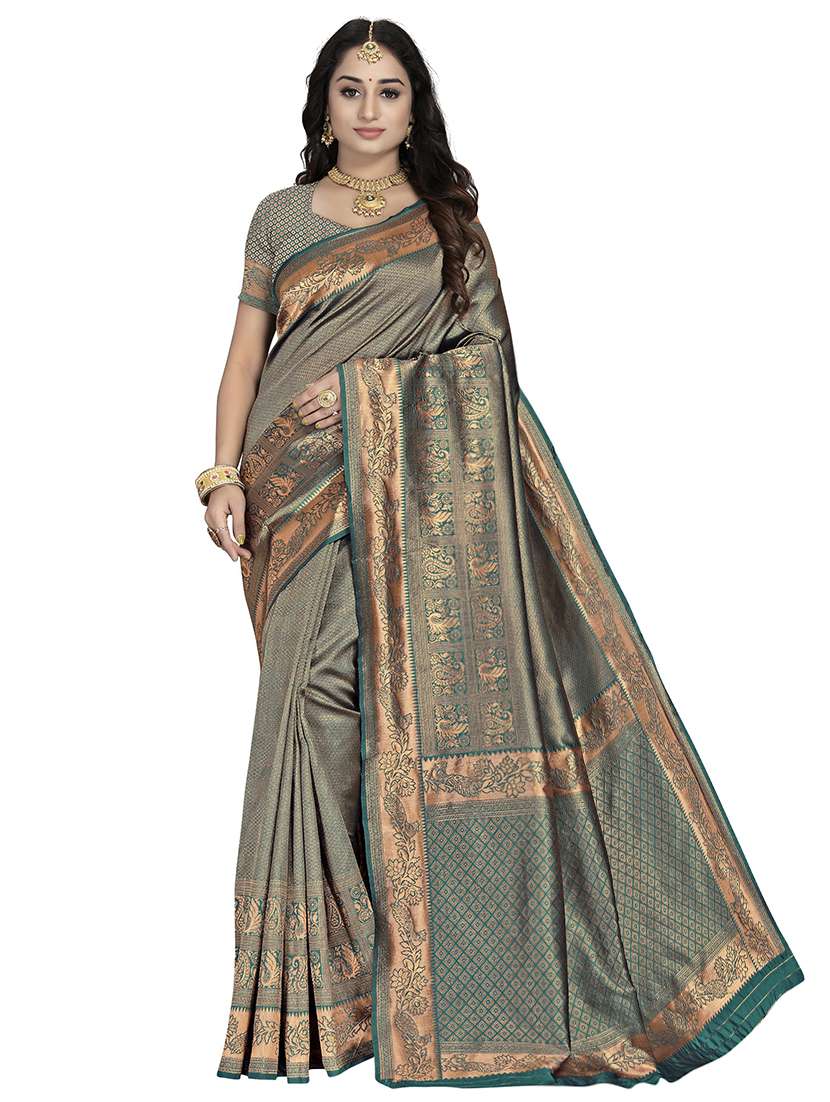 women's banarasi saree with blouse