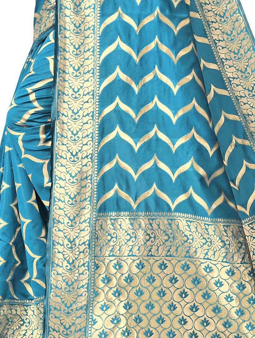 women's self design light blue colored saree - 19870538 -  Standard Image - 2