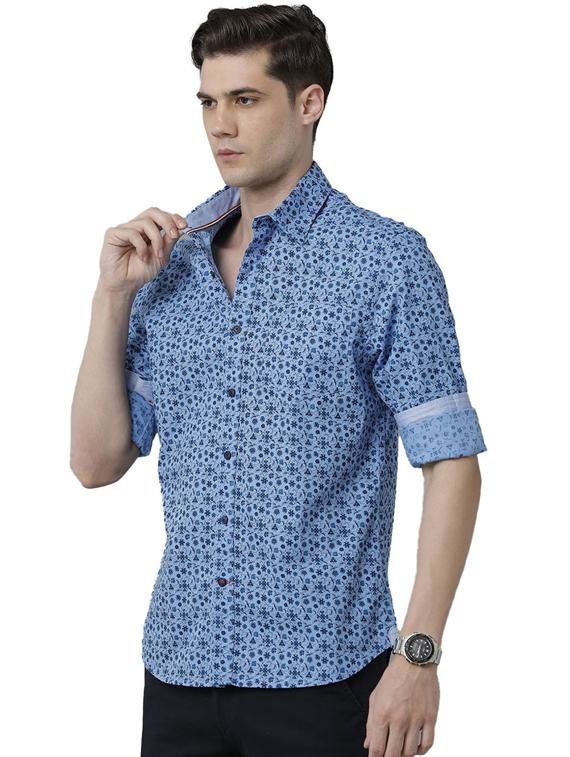 mens printed casual shirt - 19871202 - Standard Image - 2