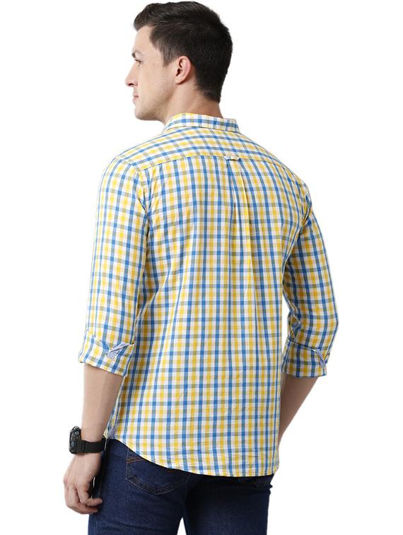 men checkered cotton casual shirt - 19871241 - Standard Image - 2