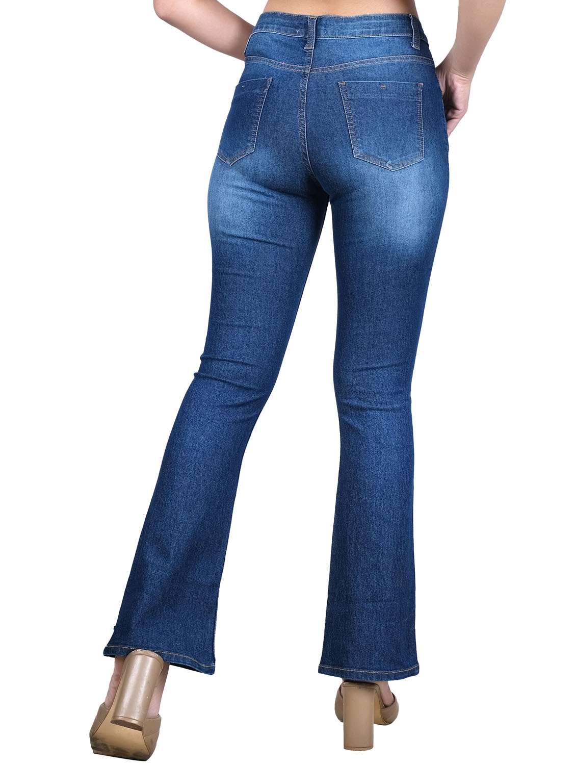 blue stone wash bootcut jeans - 19871789 -  Standard Image - 2