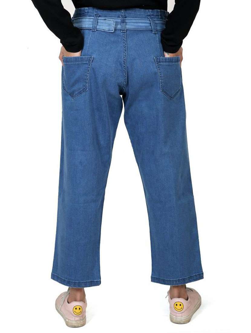 blue mid rise regular fit jeans - 19871822 -  Standard Image - 2