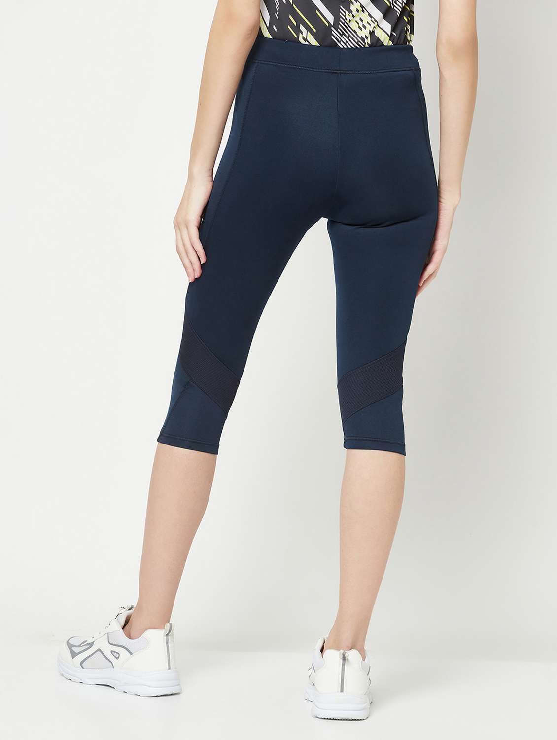 mid rise solid polyester capri - 19872145 -  Standard Image - 2