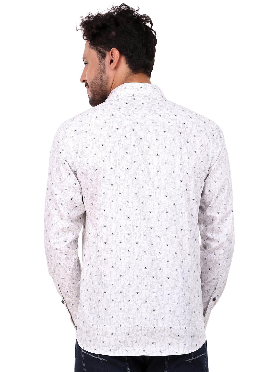 mens printed casual shirt - 19874661 - Standard Image - 2
