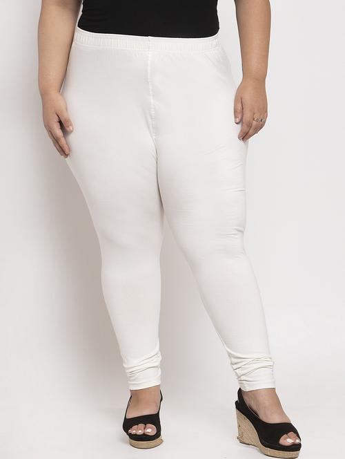 white cotton leggings - 19874856 -  Standard Image - 0