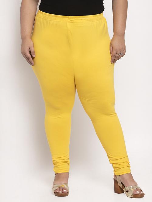 yellow cotton leggings - 19874861 - Standard Image - 0