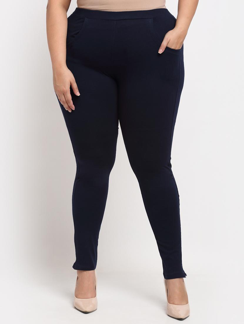 navy blue cotton leggings - 19874871 -  Zoom Image - 0