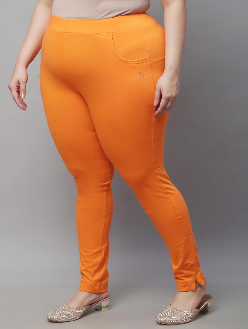 orange cotton leggings - 19874872 - Standard Image - 2