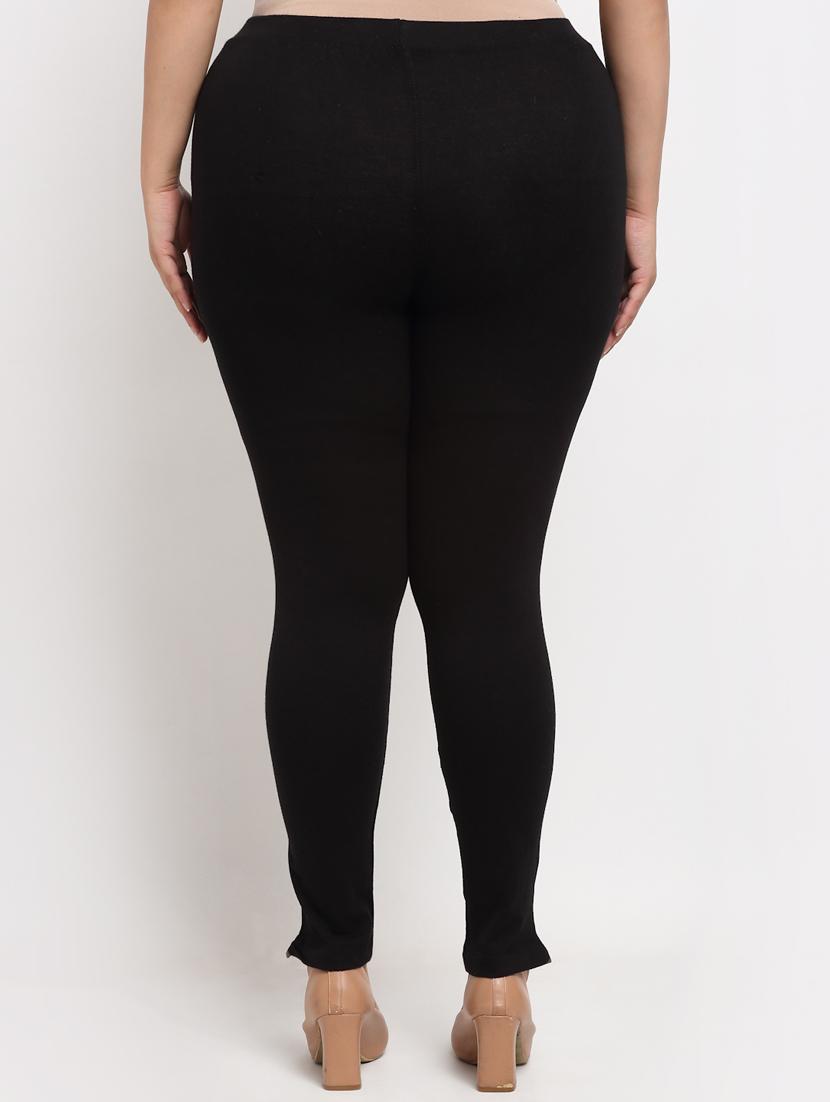black cotton leggings - 19874873 - Standard Image - 2