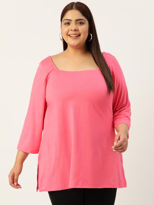 women's straight square neck top - 19874946 - Standard Image - 0