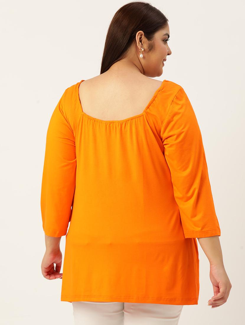 women's a line square neck top - 19874947 - Standard Image - 2