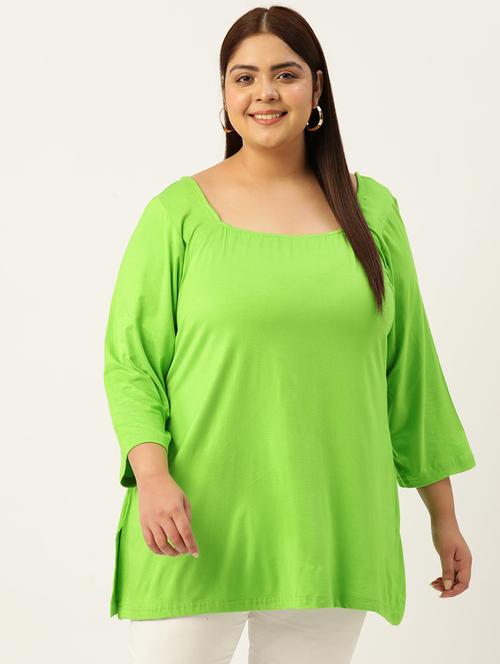 women's a line square neck top - 19874949 -  Standard Image - 0