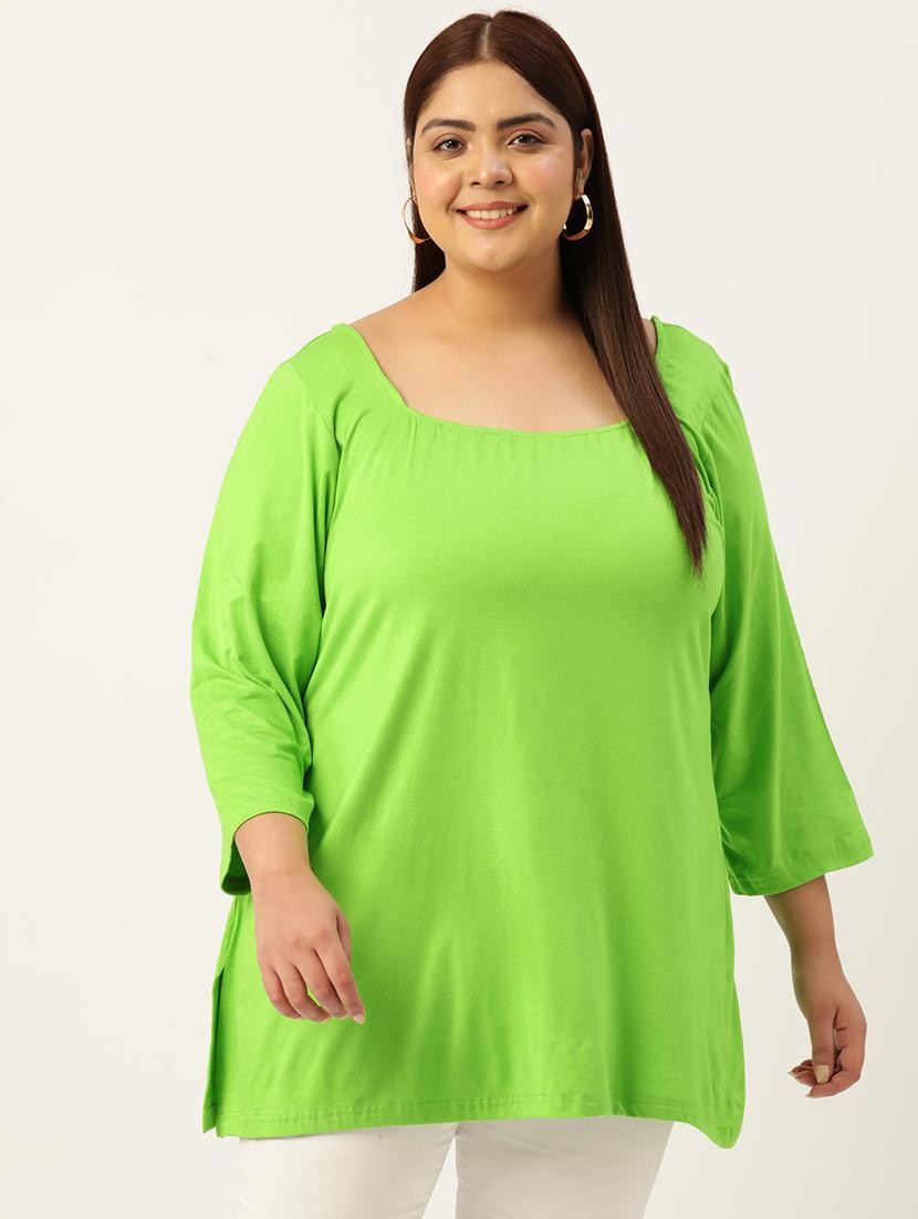 women's a line square neck top - 19874949 -  Zoom Image - 0