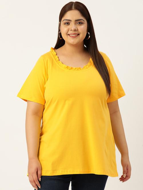 women's straight round neck top - 19874959 -  Standard Image - 0