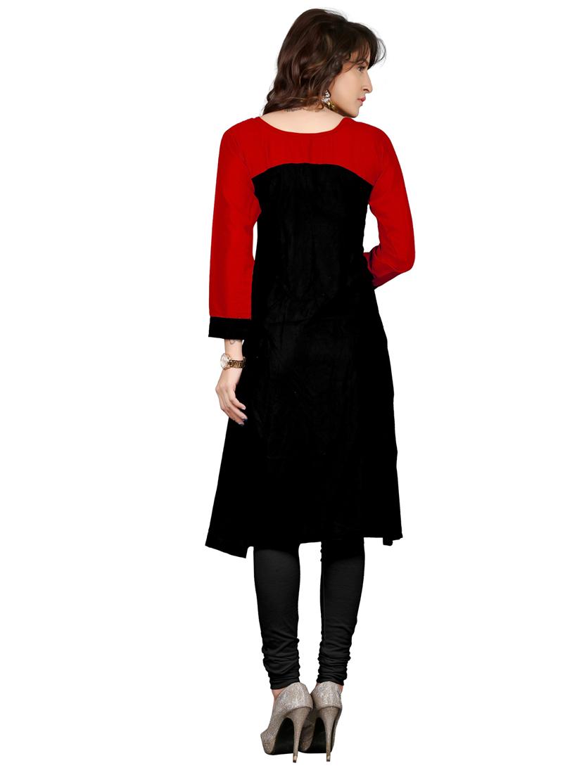 self design straight kurta - 19875250 - Standard Image - 2