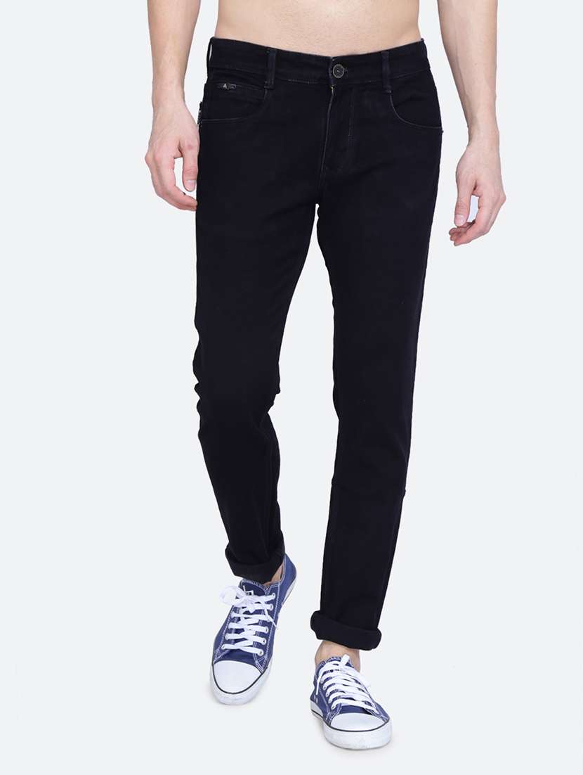 mens slim fit plain jeans