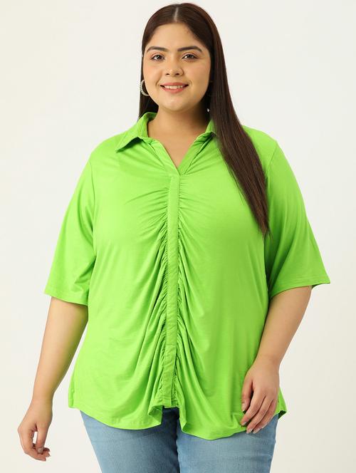 women's a line collared top - 19876341 - Standard Image - 0
