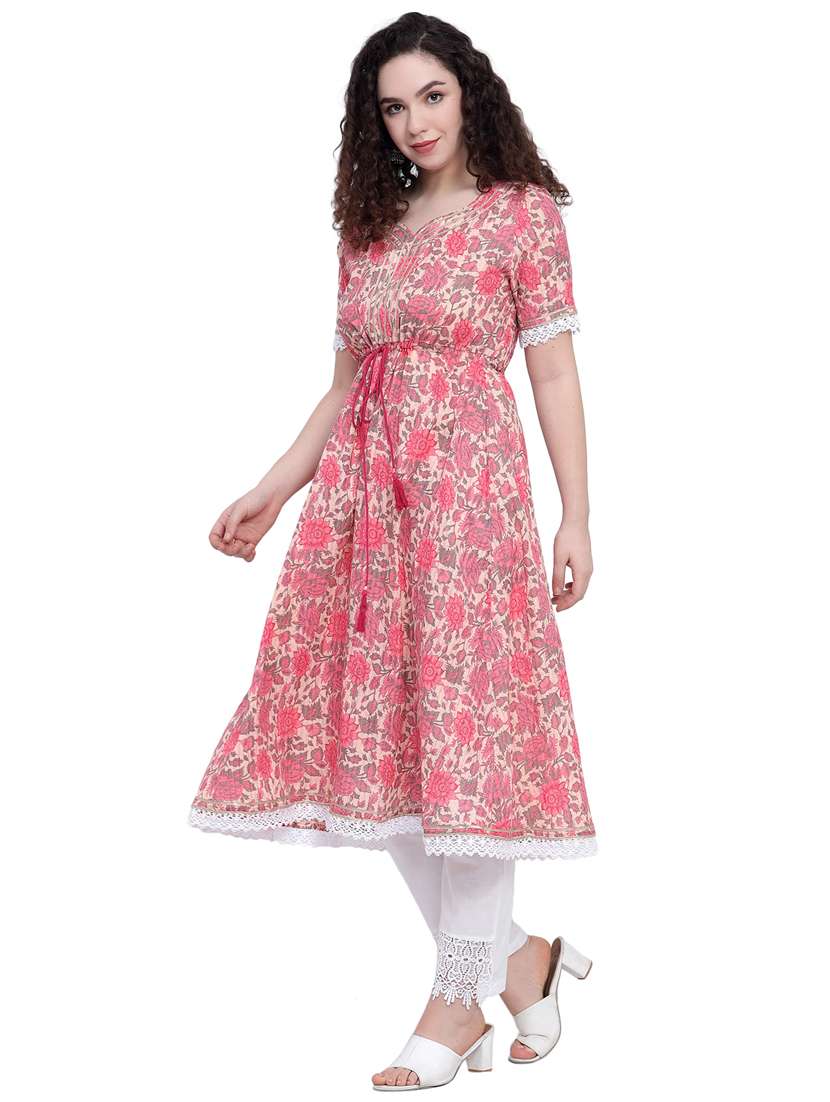 women's flared kurta - 19876512 - Standard Image - 2