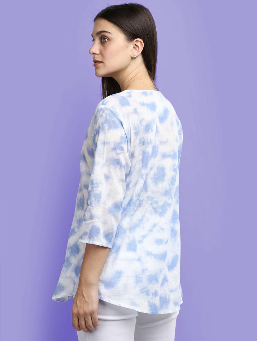 printed cotton straight kurti - 19876639 -  Standard Image - 2