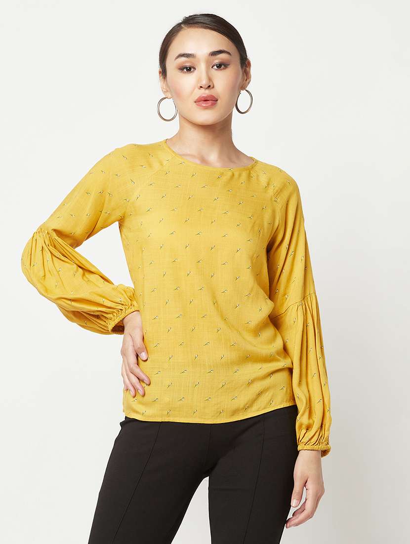 women's straight round neck top - 19878255 - Zoom Image - 0