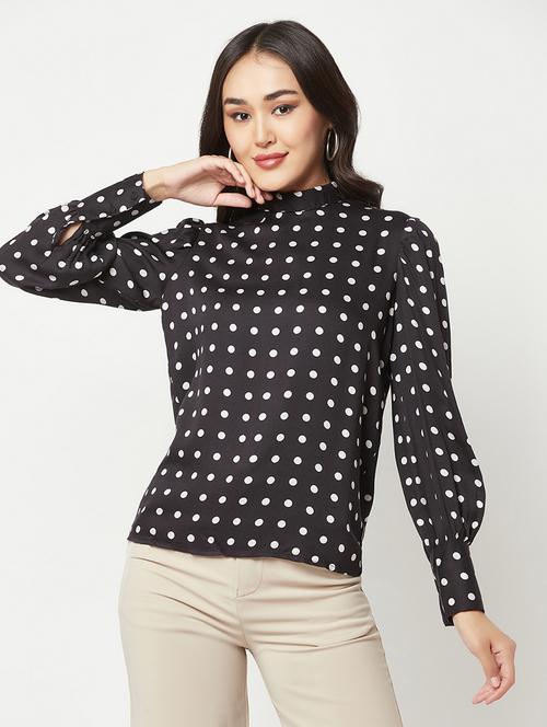 women's straight mock neck top - 19878256 -  Standard Image - 0