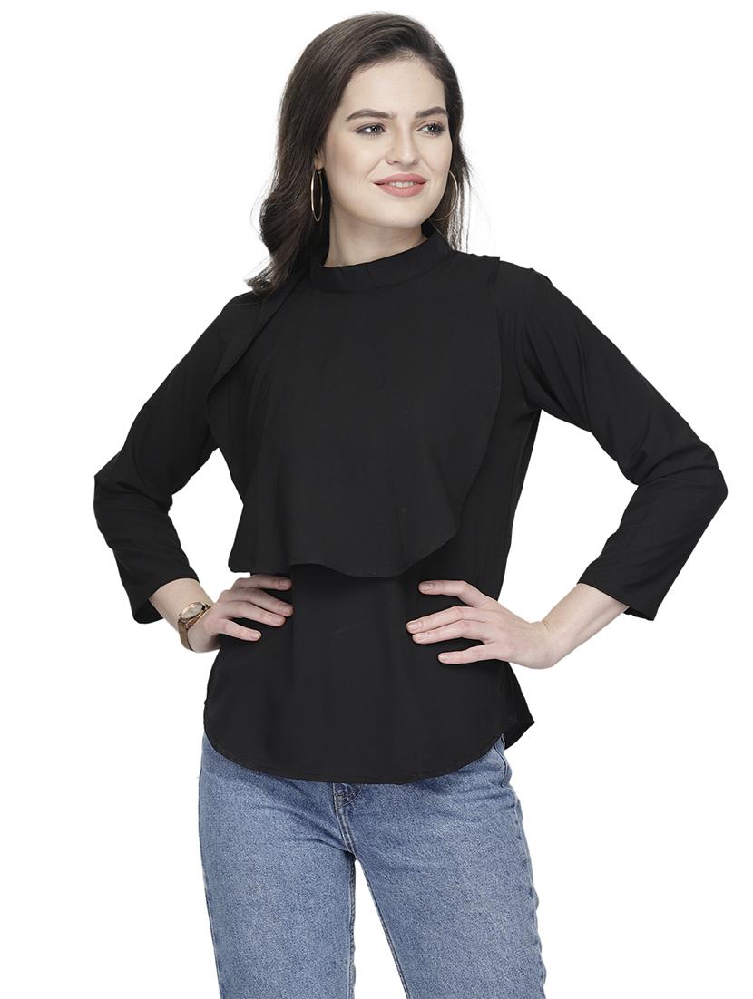 women's layered mock neck top - 19878399 -  Zoom Image - 0